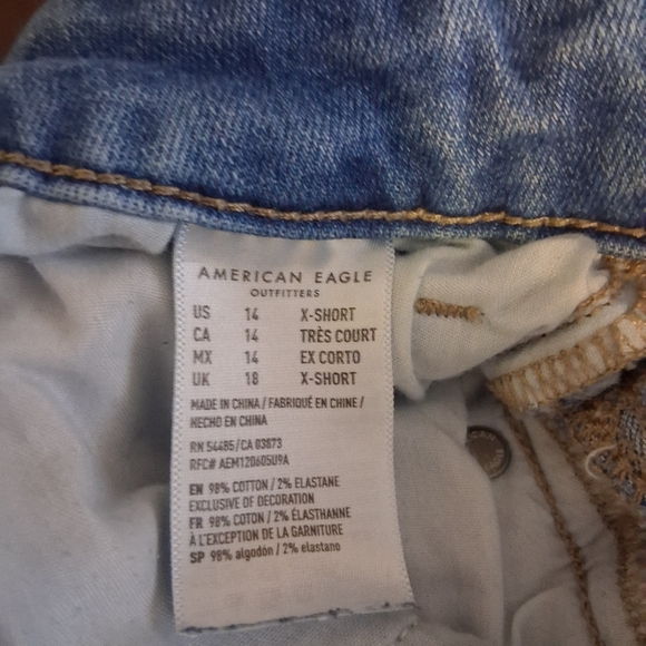 American Eagle Skinny Kick Boot Cut Jeans - Picture 5 of 10